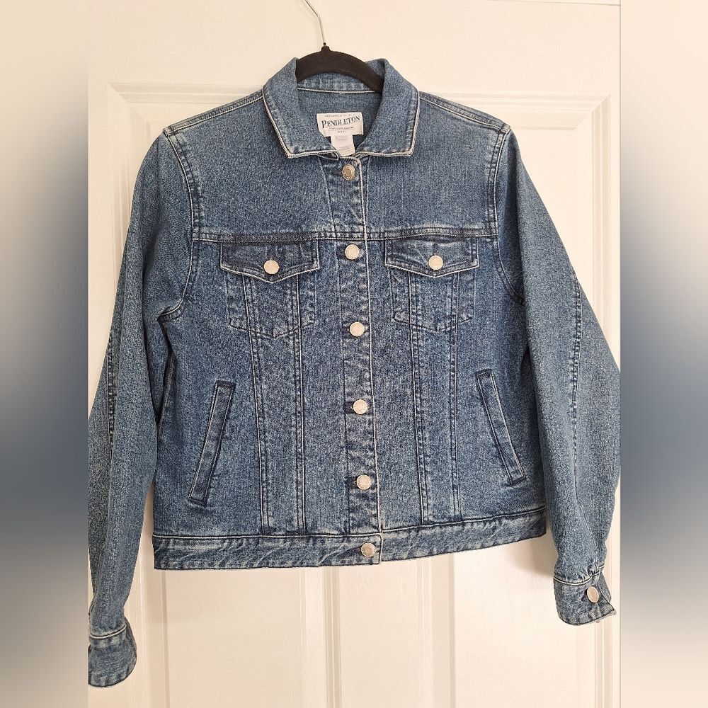 Pendleton blue jeans jacket size S